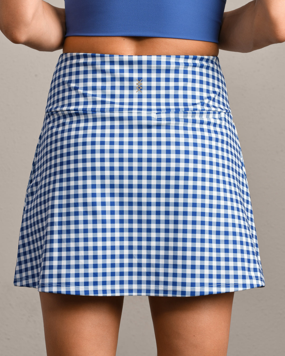 Deep Sea Blue Gingham