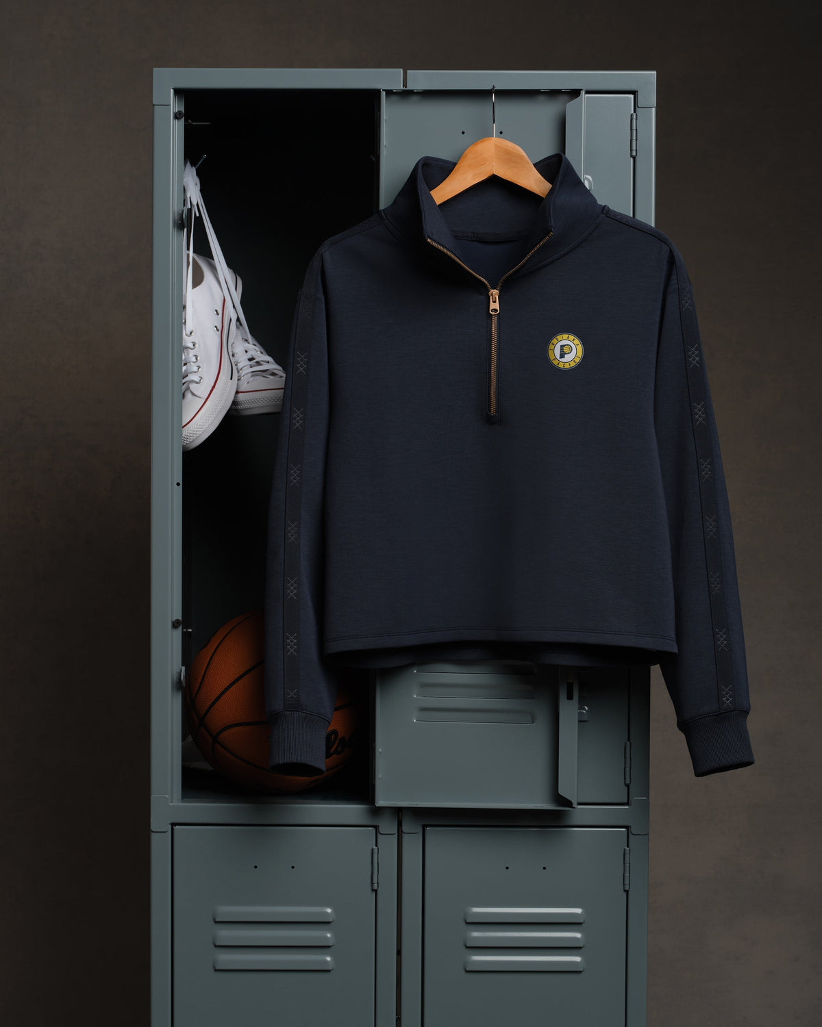 [NBA team=Indiana Pacers] Navy Blue:Indiana Pacers - Back