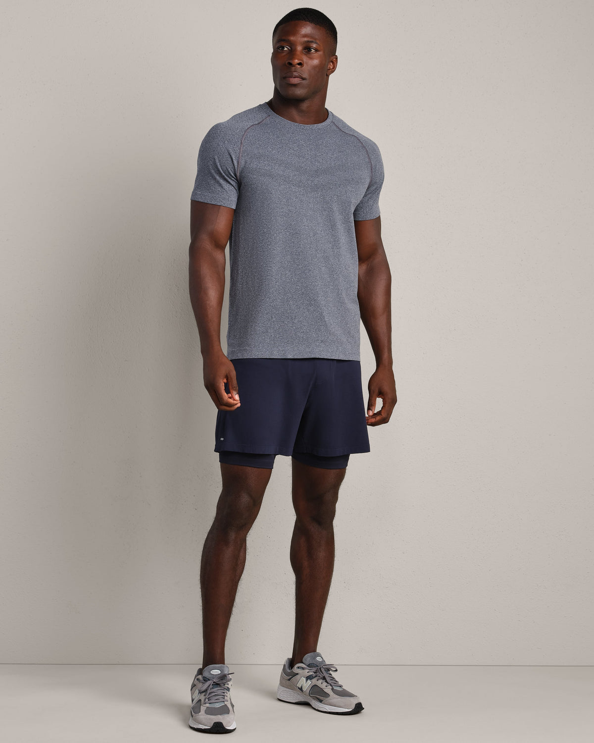 True Navy Heather - Back
