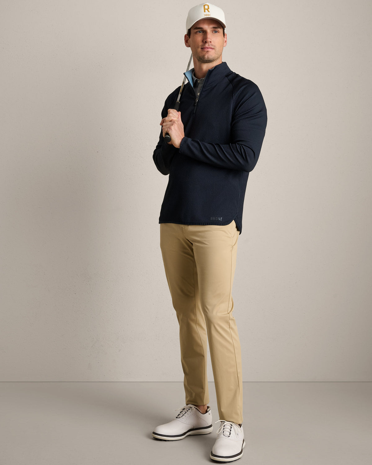 True Navy/White Stripe