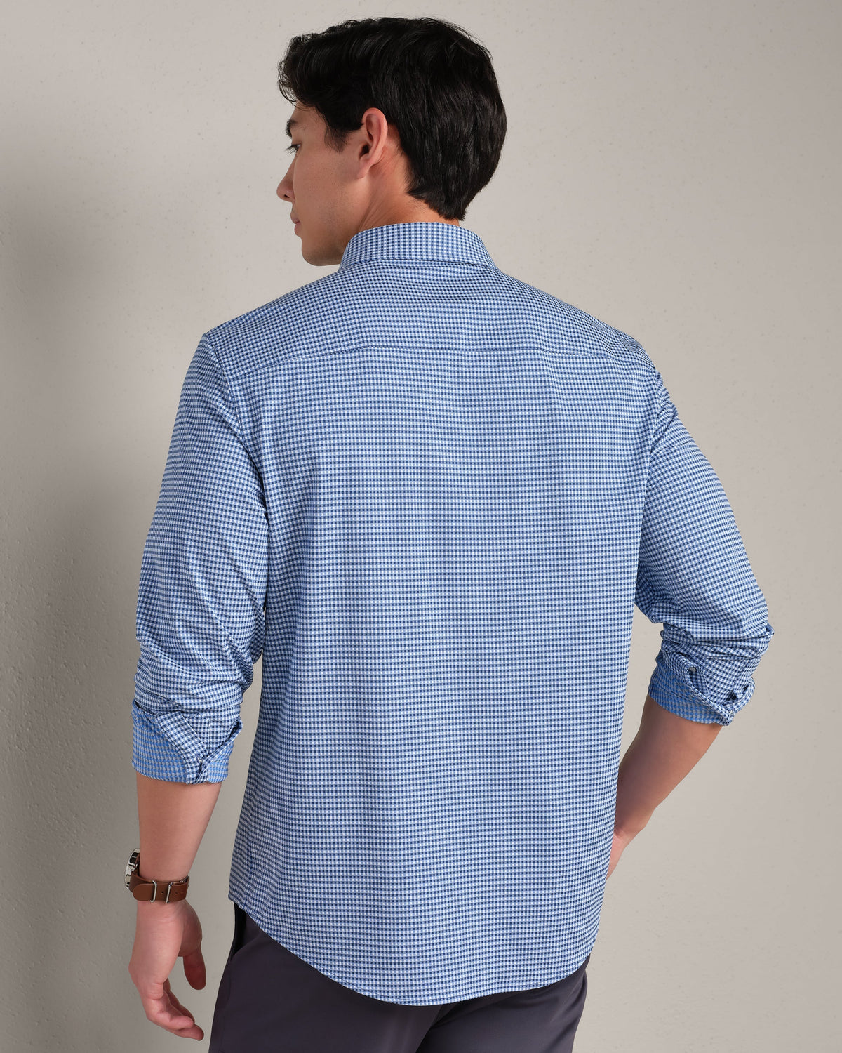 Navy Gingham