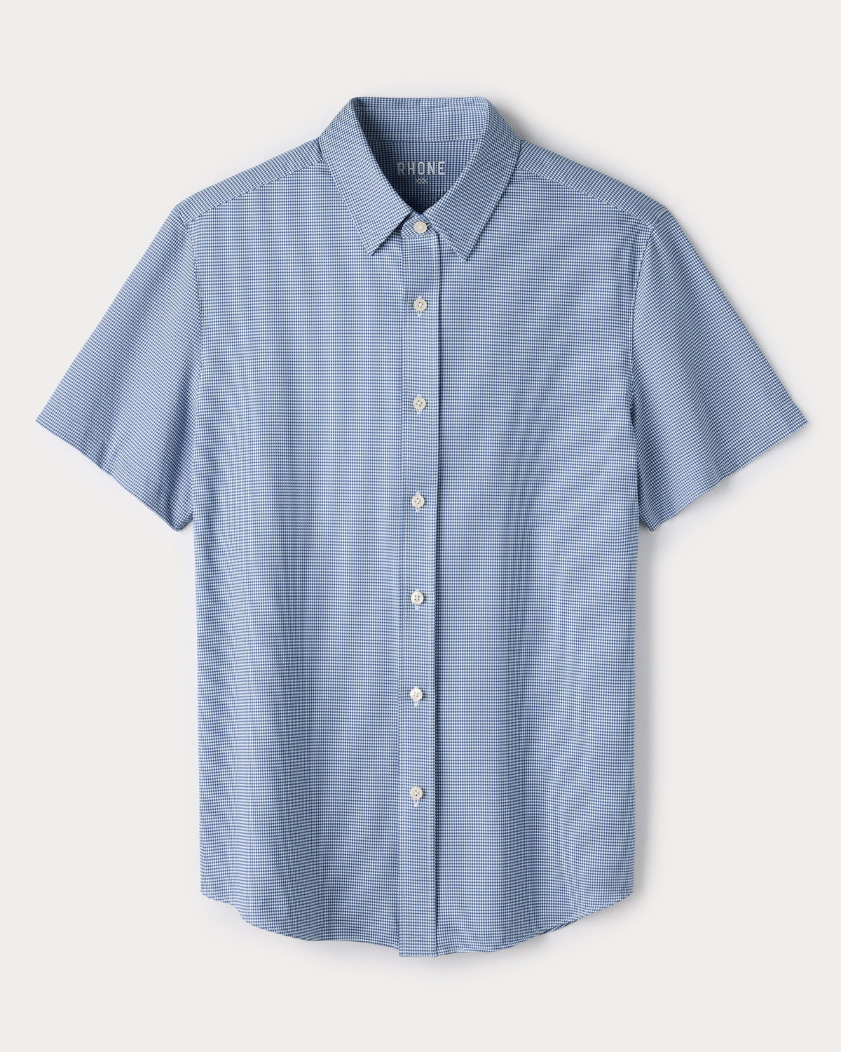 Indigo Blue Micro Gingham