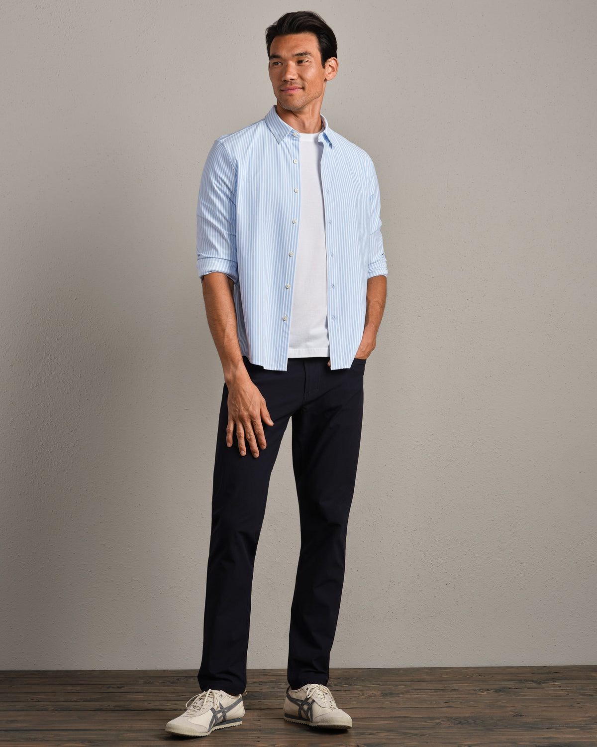 Business Blue Madison Stripe - Back