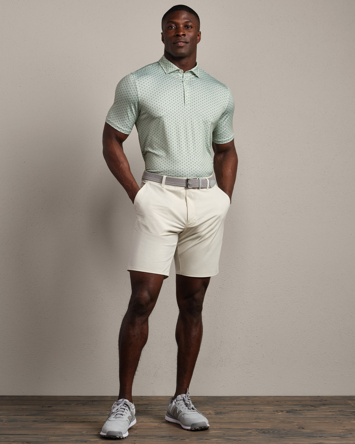 Cool Mint Square Geo