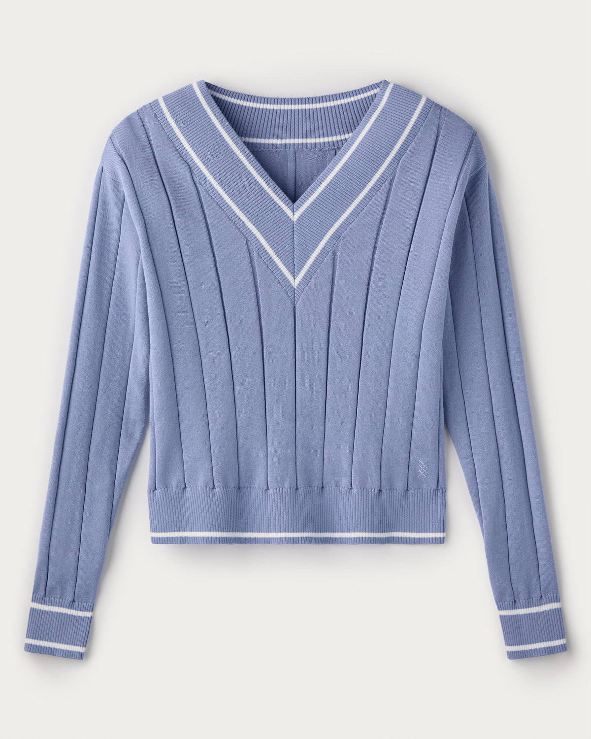 Varsity Cable Knit Sweater