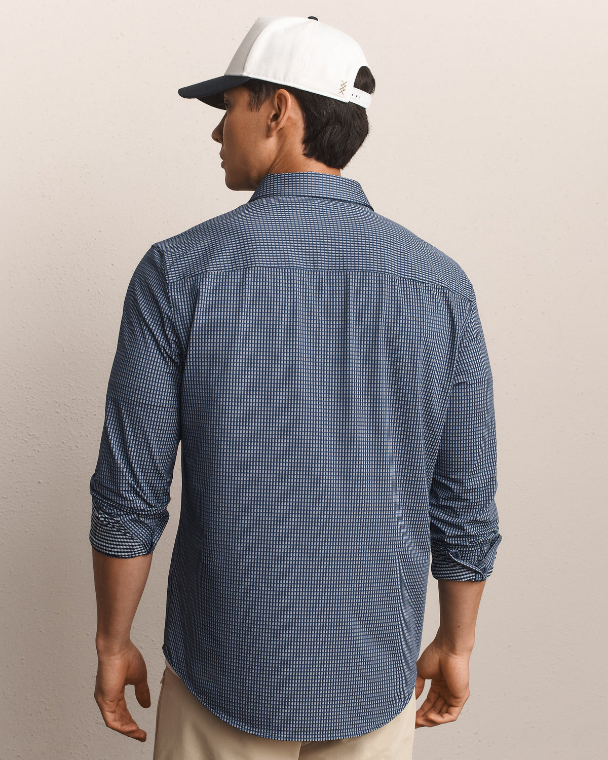 Navy/Gray Gingham