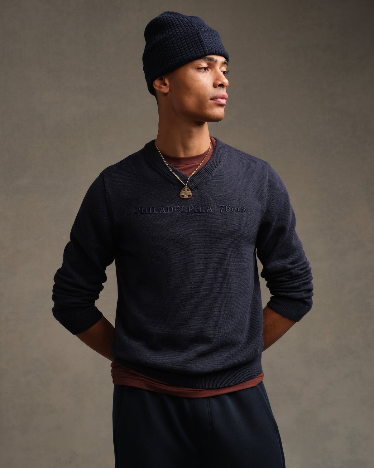 [NBA team=Philadelphia 76ers] True Navy:Philadelphia 76ers - Front