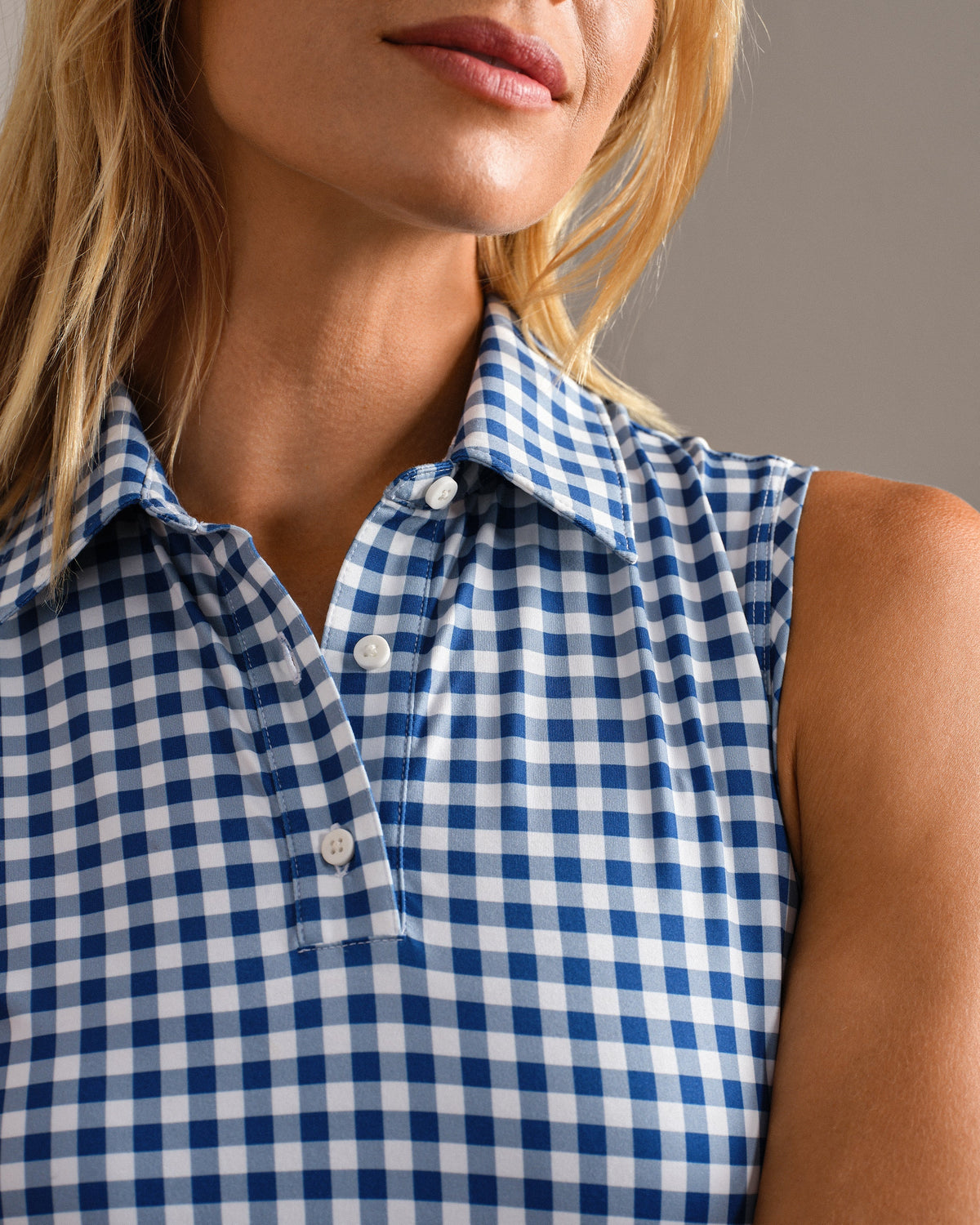 Deep Sea Blue Gingham