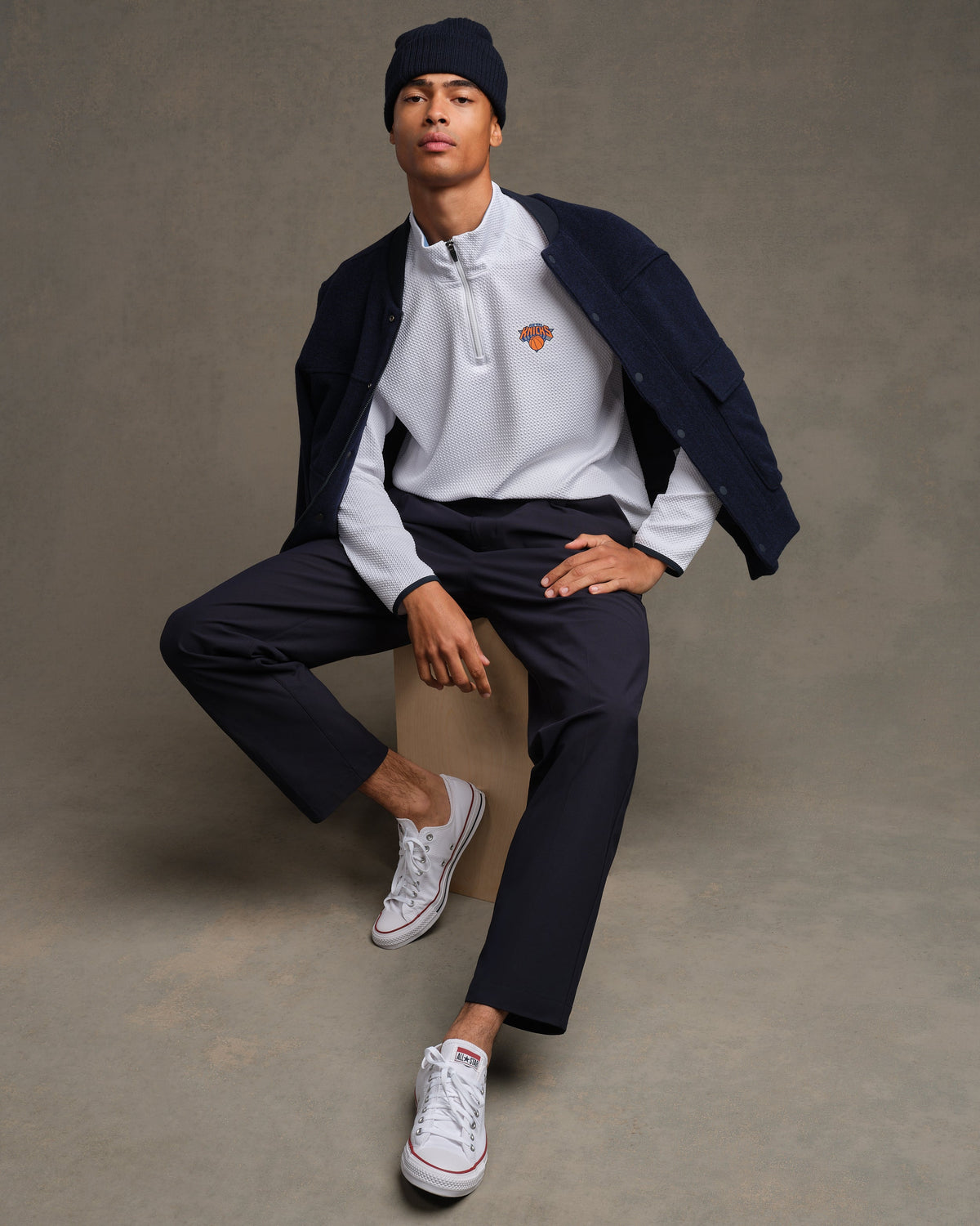 [NBA team=New York Knicks] Bright White:New York Knicks - Front