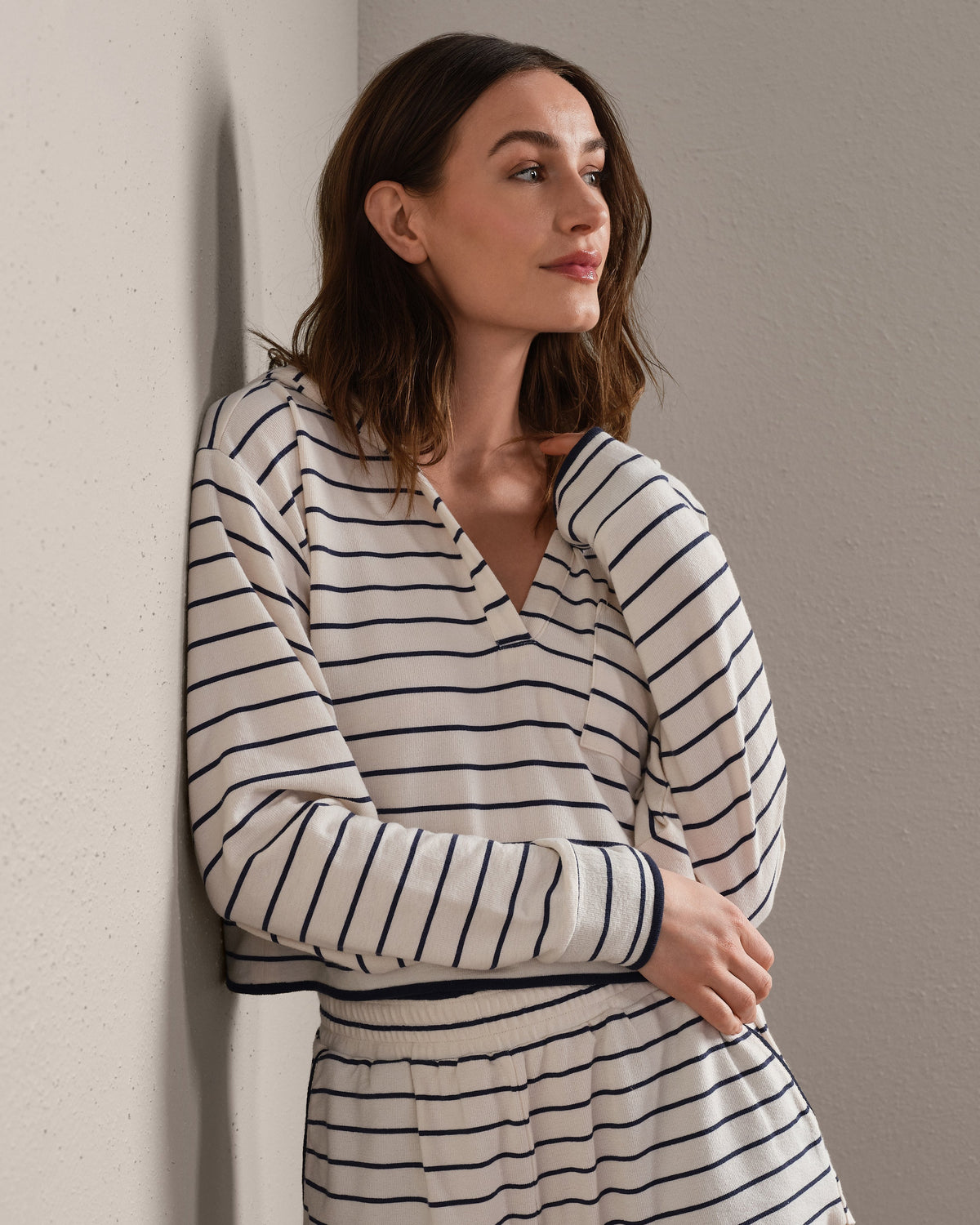 Navy Blue Stripe - Front