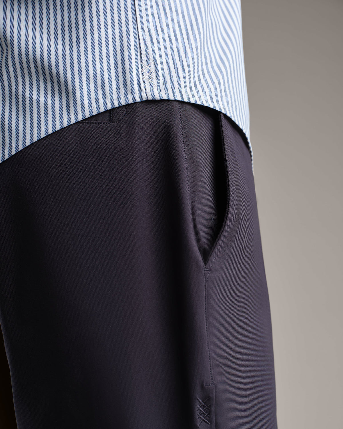 Dark Blue Wide Stripe