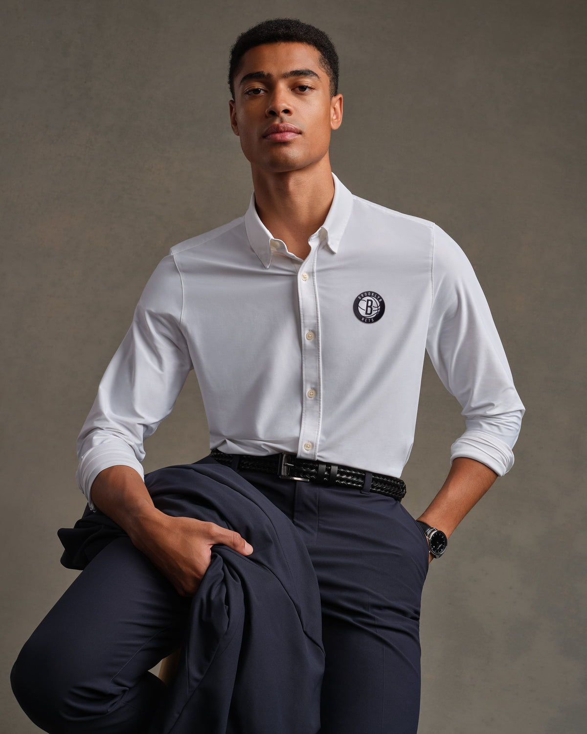 [NBA team=Brooklyn Nets] White:Brooklyn Nets - Back