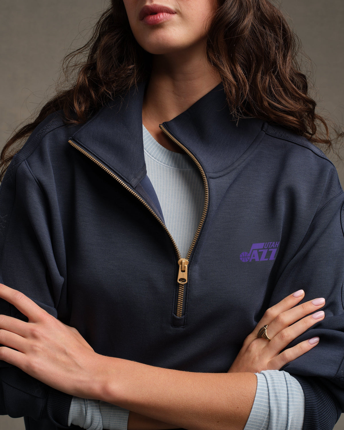 [NBA team=Utah Jazz] Navy Blue:Utah Jazz - Back