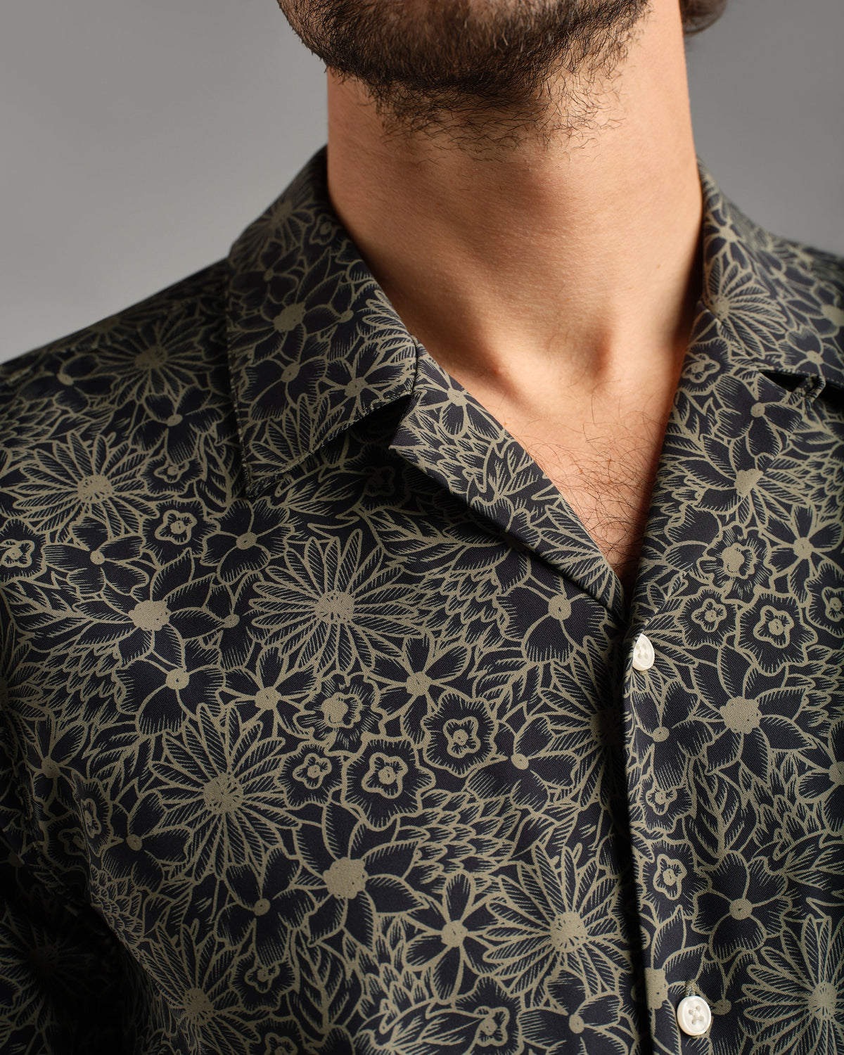 True Navy/Green Sage Floral