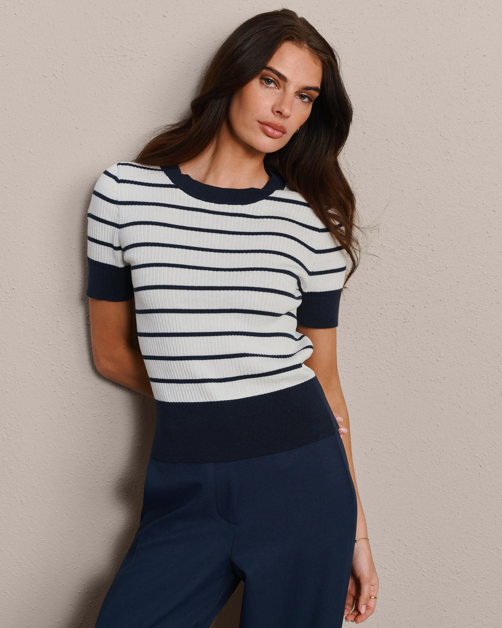 Navy Blue Stripe - Front