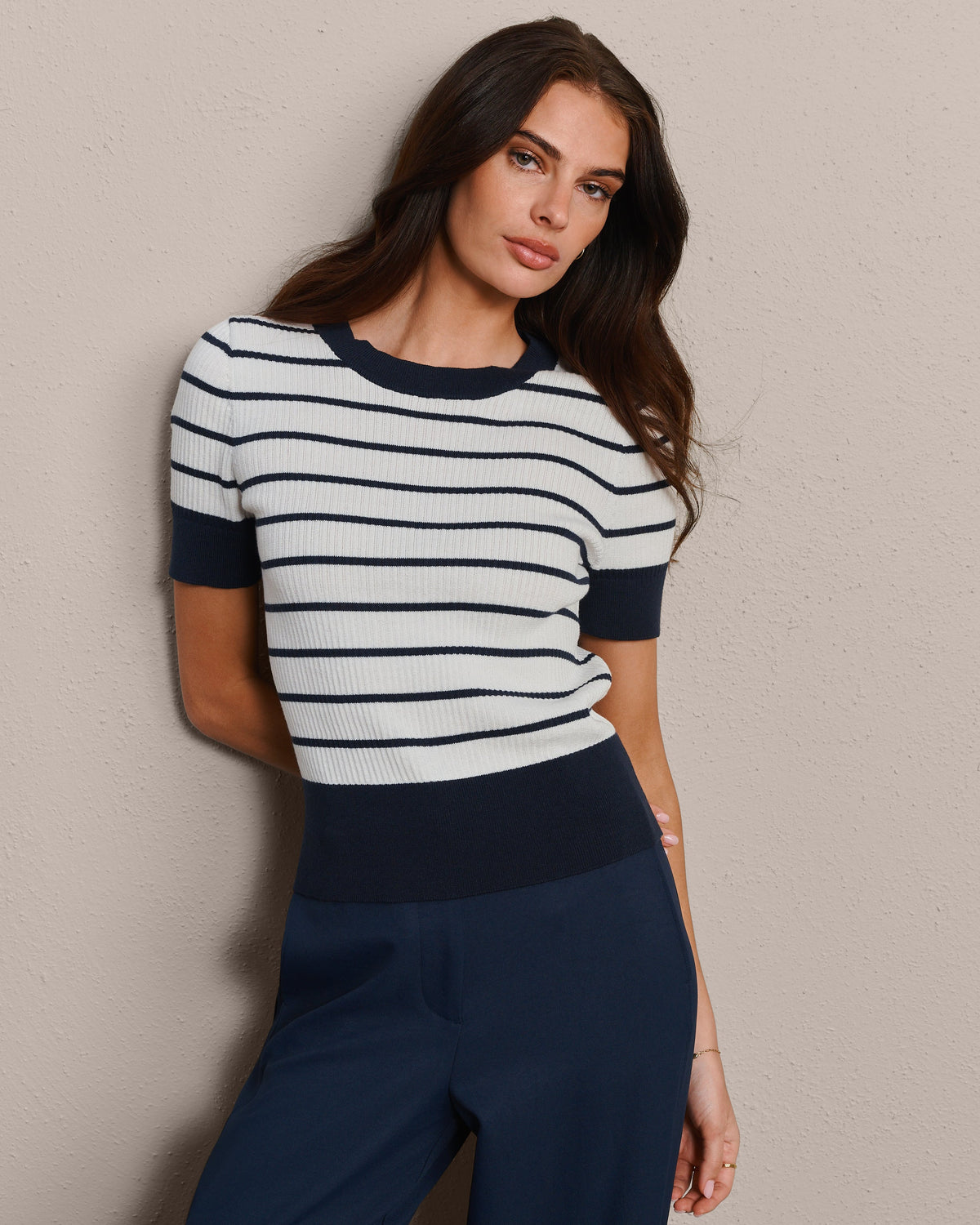 Navy Blue Stripe - Front