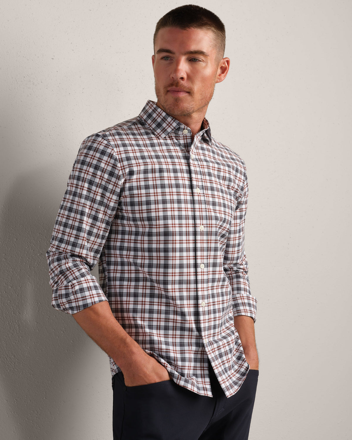 Cinnamon Red Check - Front