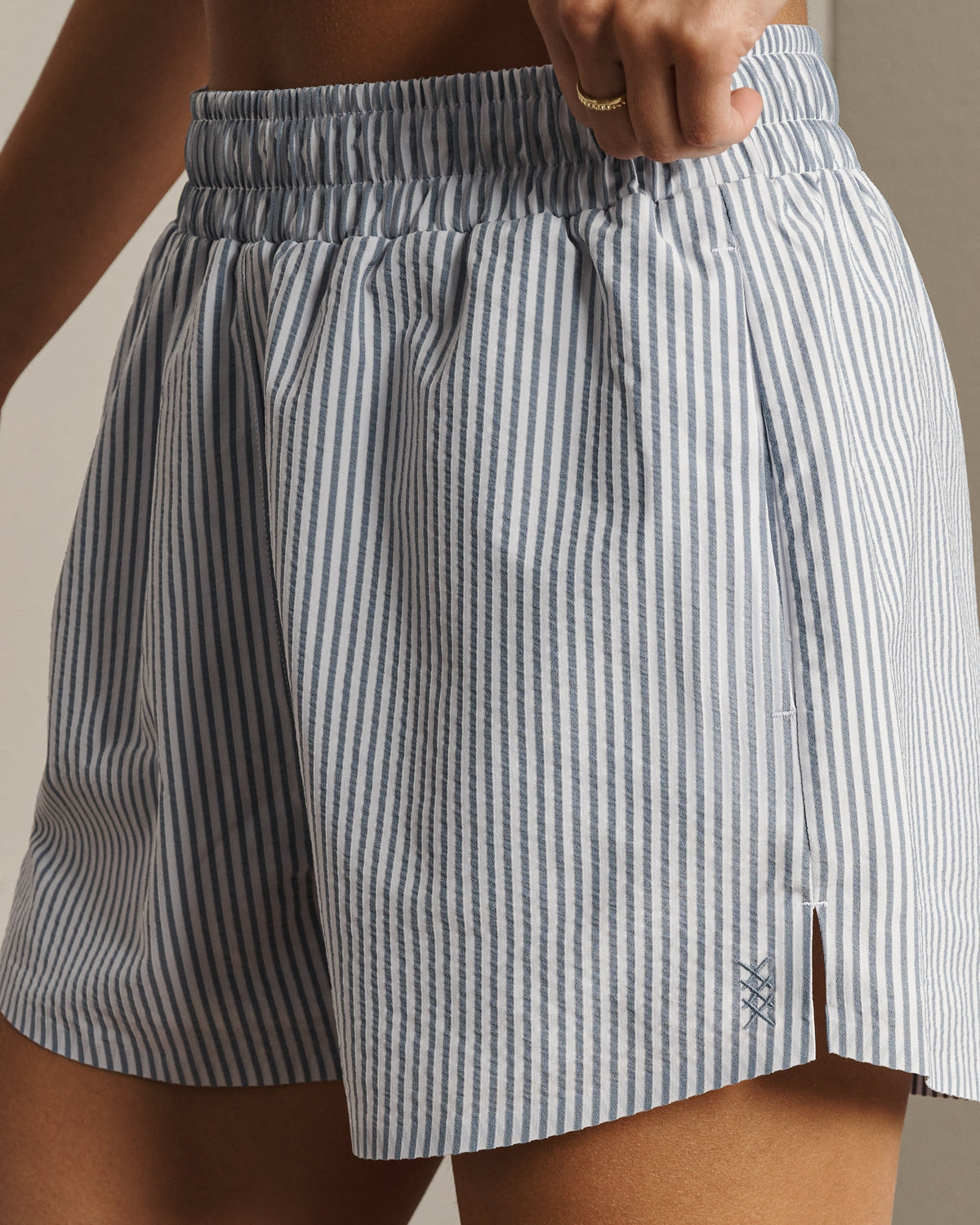 Washed Navy Stripe