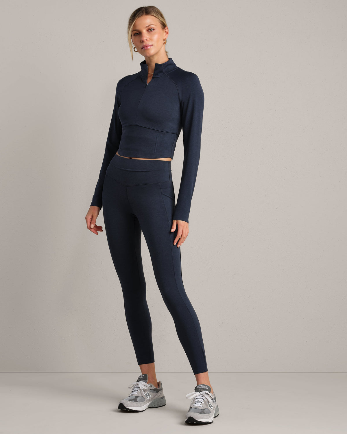 Navy Heather - Back