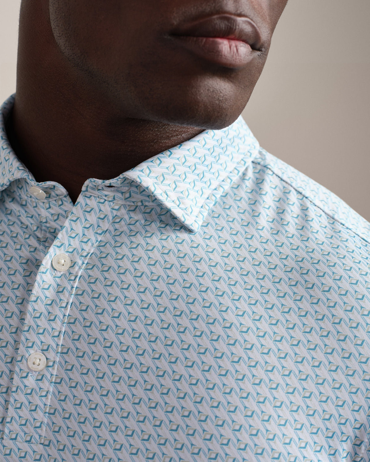 Cool Mint Diamond Geo