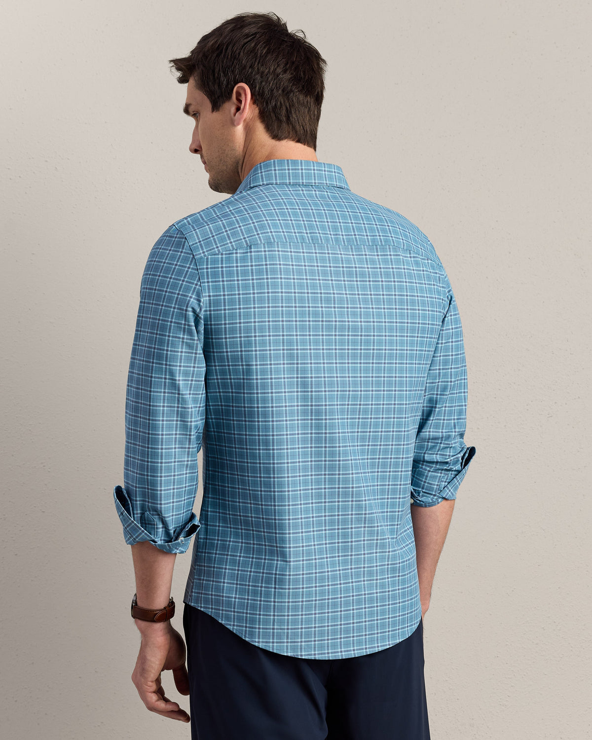 Azure Blue Plaid