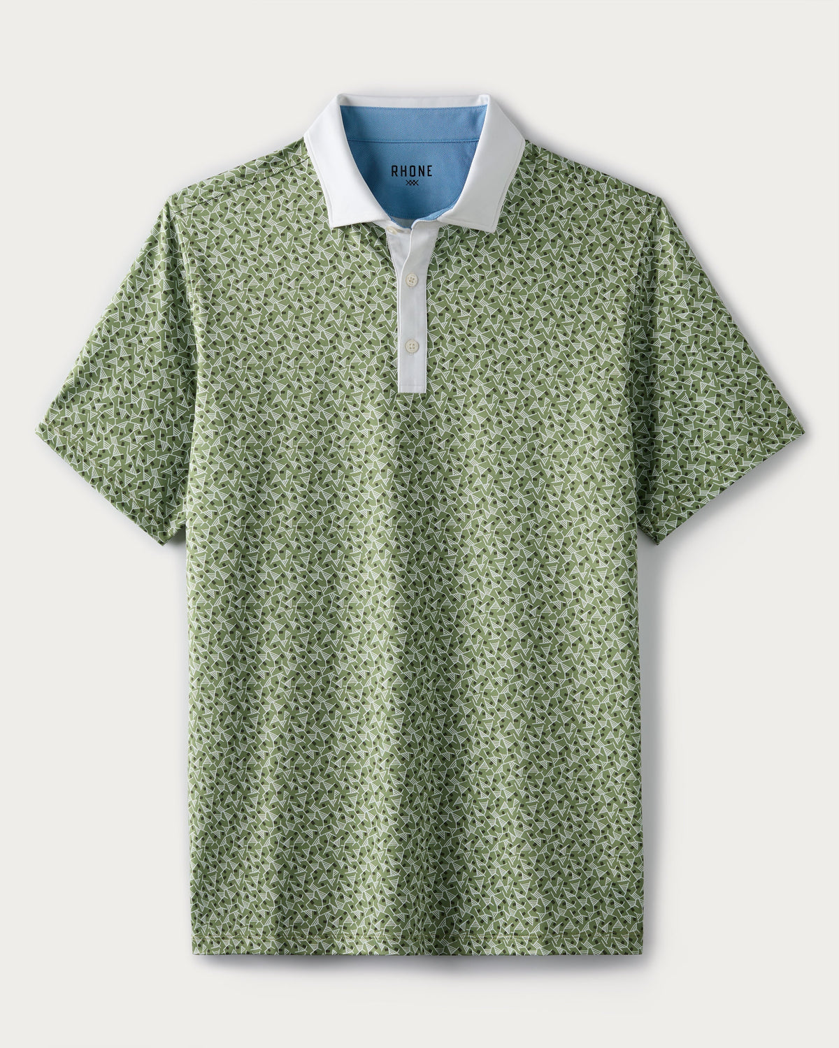 Green Sage Triangle Geo