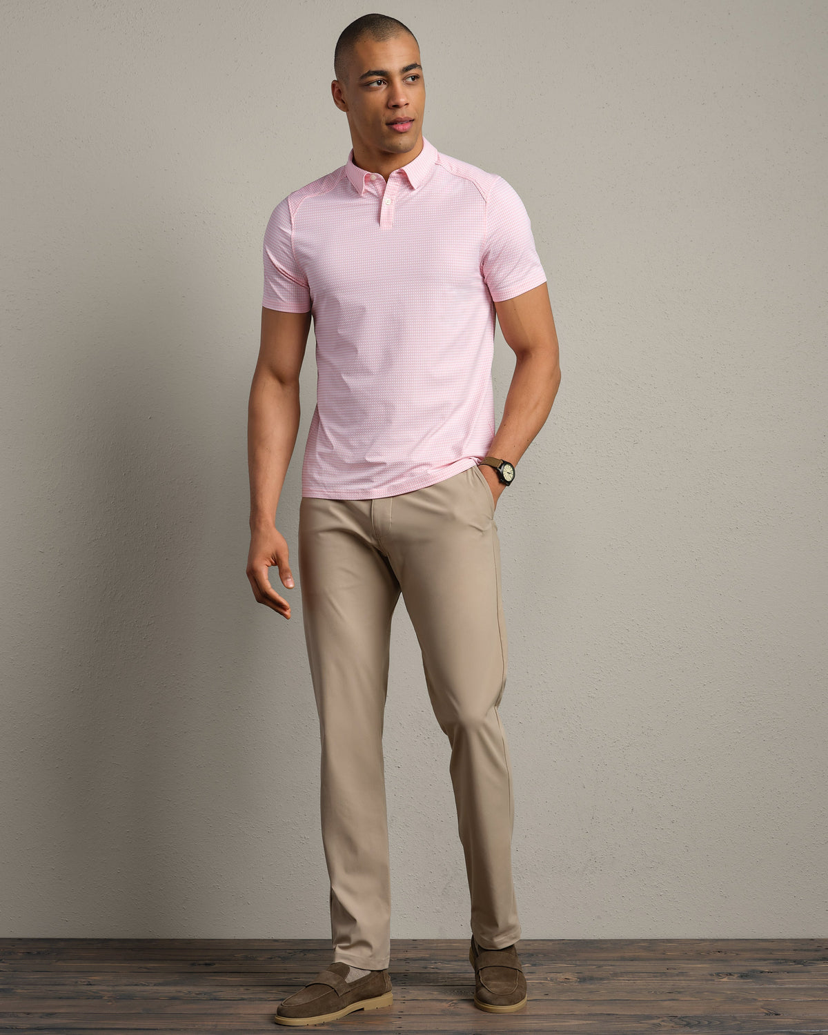 Pink Gingham - Back