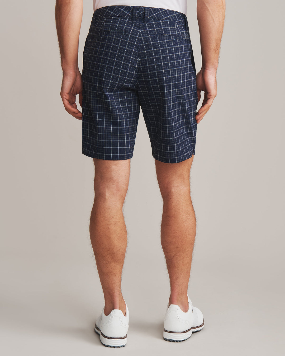 Navy Windowpane Check