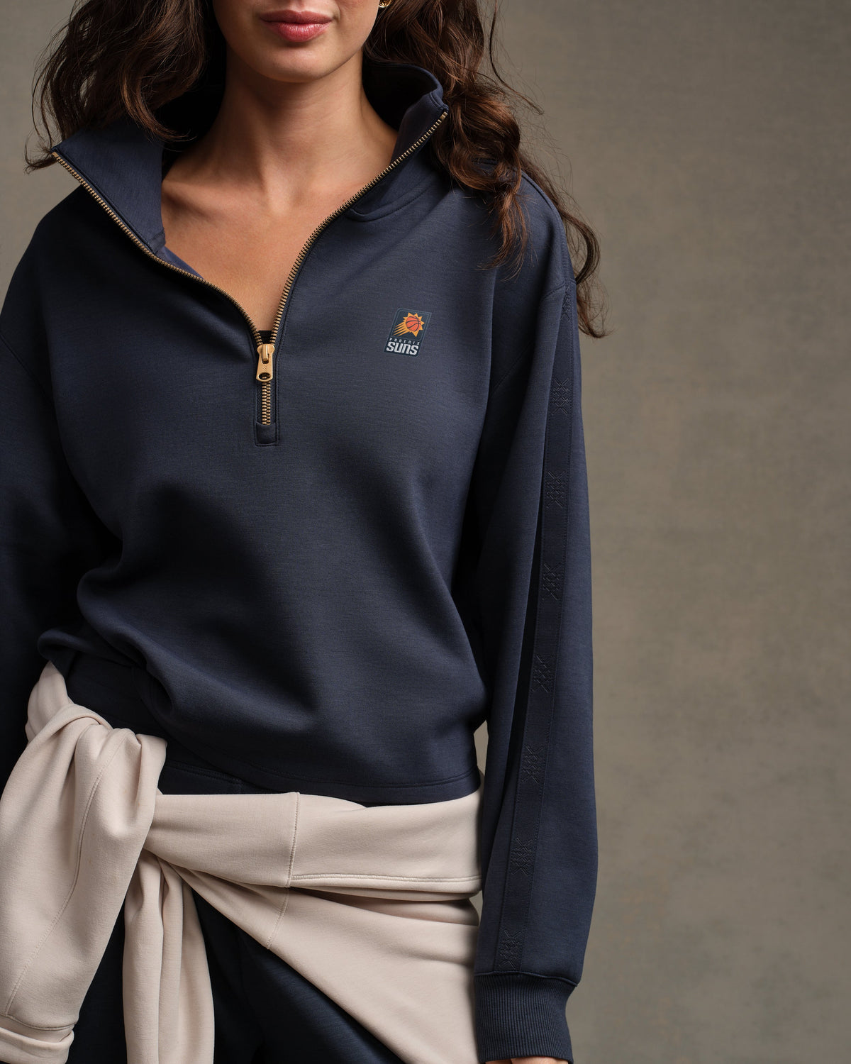 [NBA team=Phoenix Suns] Navy Blue:Phoenix Suns - Back