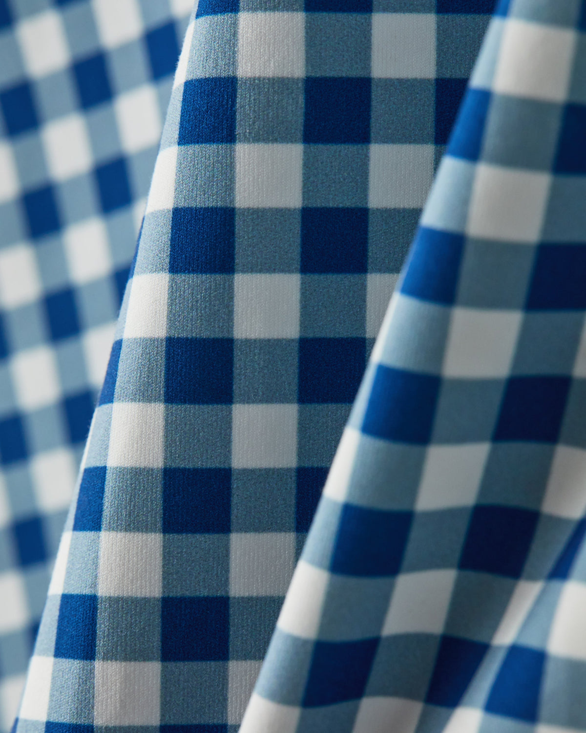 Deep Sea Blue Gingham