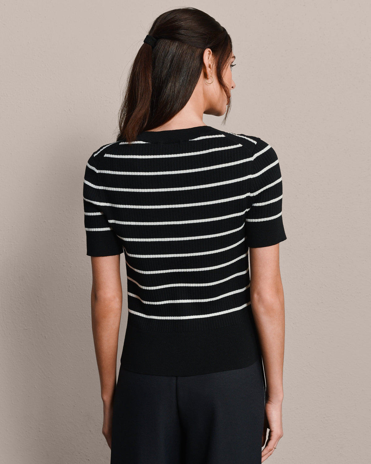 Pure Black Stripe