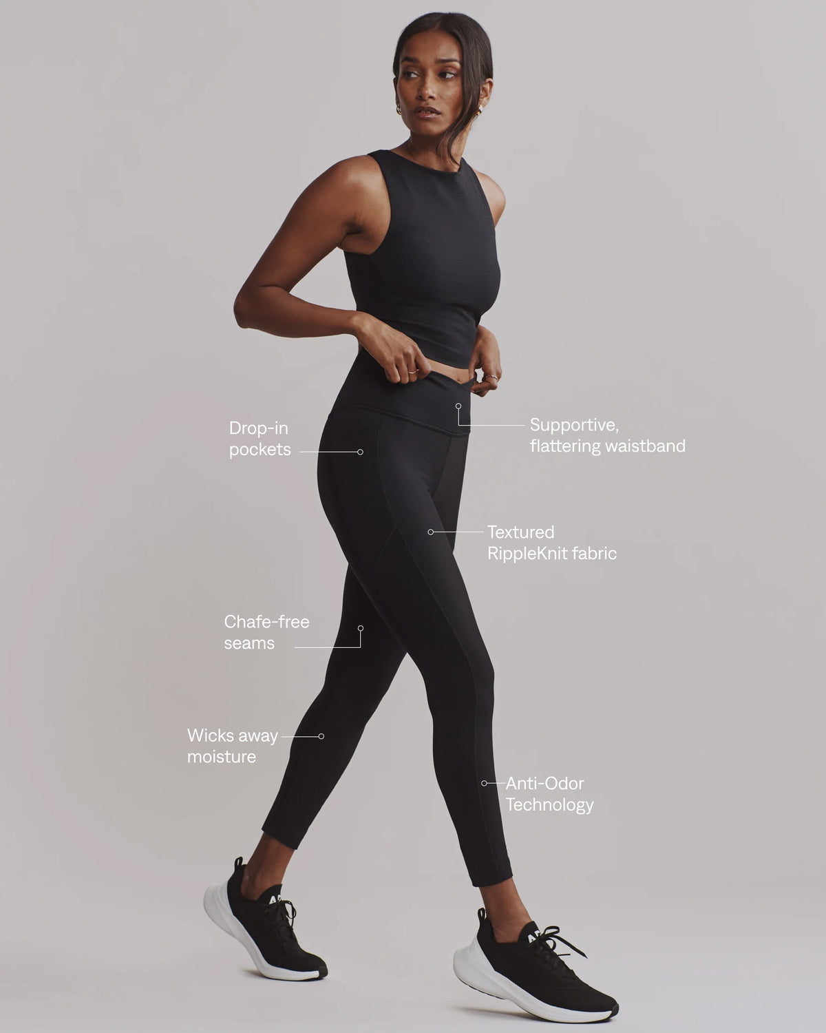 Ripple 7/8 Pocket Legging