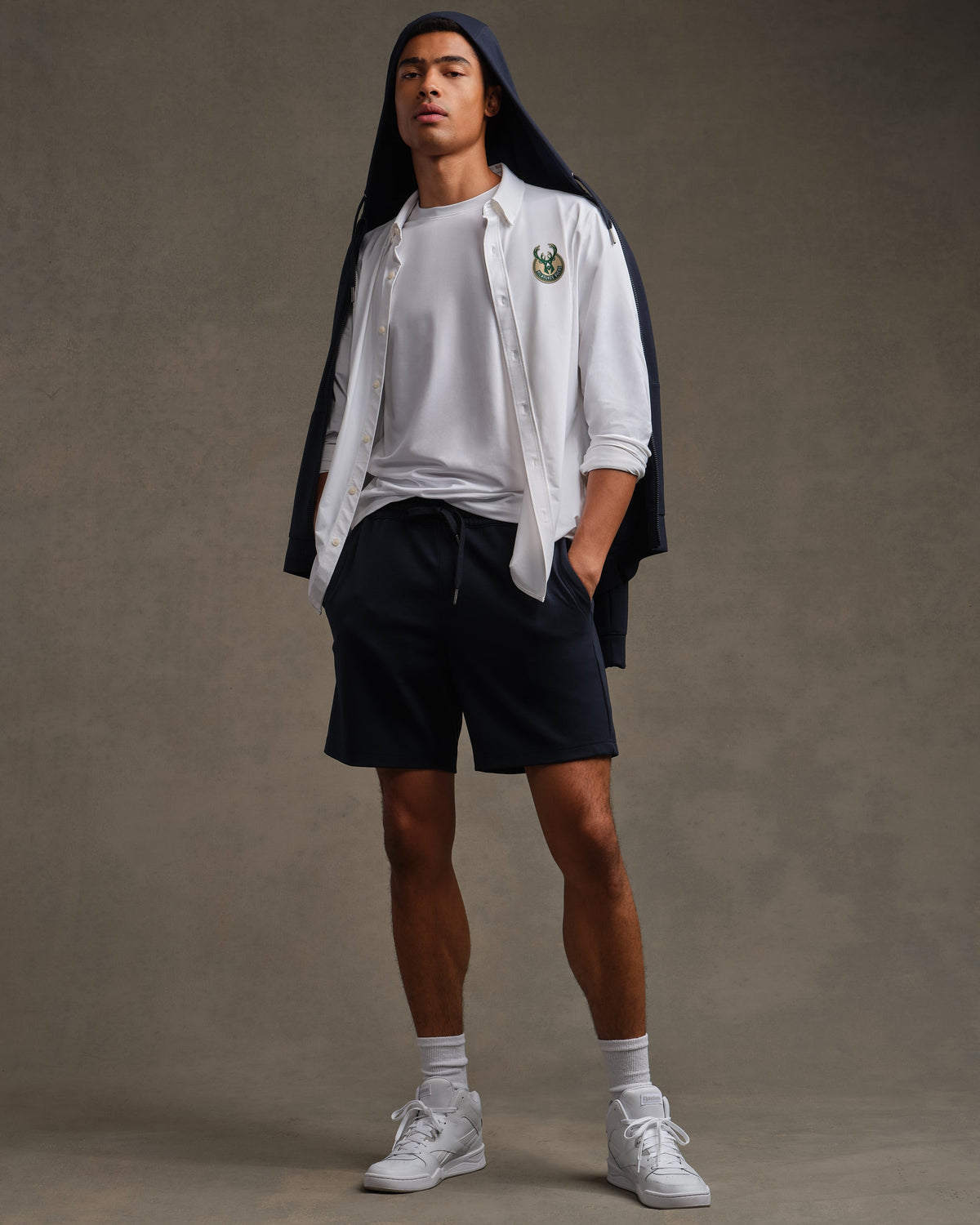 [NBA team=Milwaukee Bucks] White:Milwaukee Bucks - Back