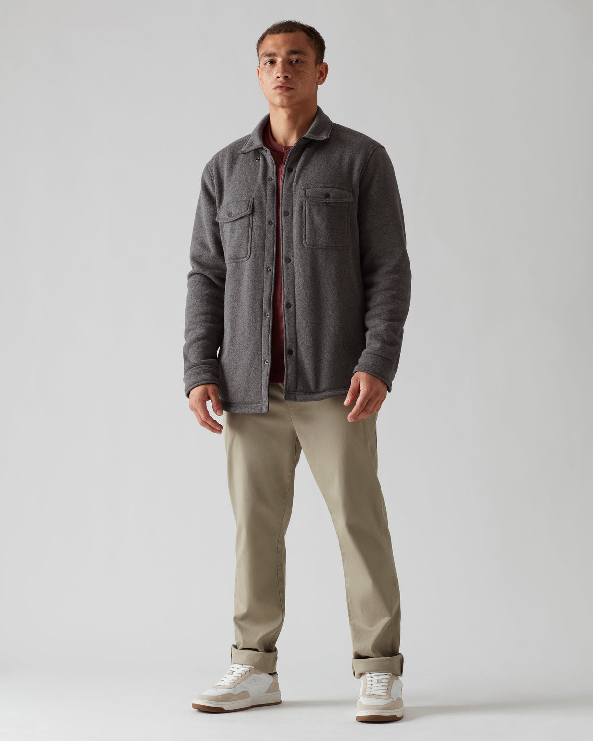 Dark Gray Heather - Back