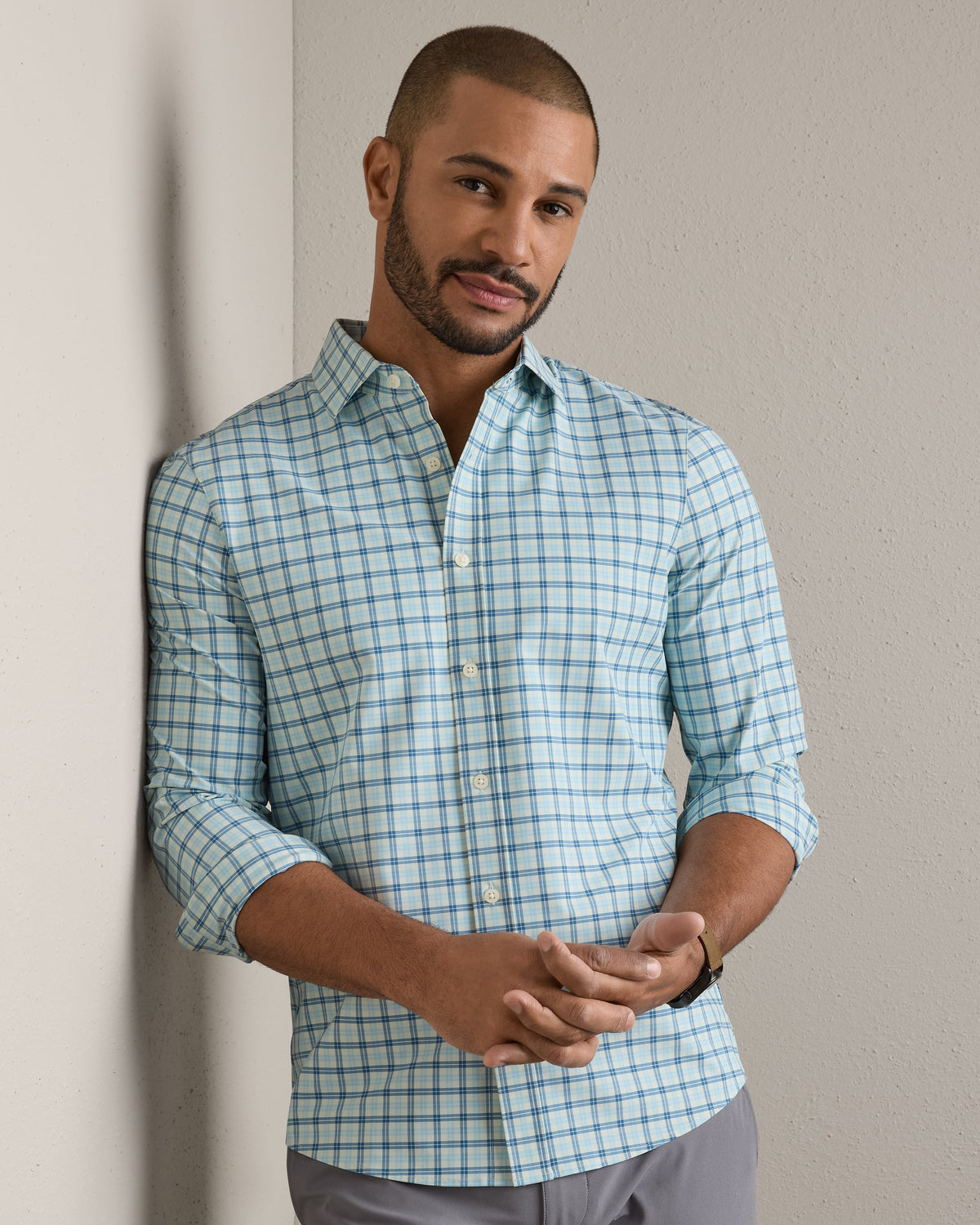 Cool Mint Plaid - Front