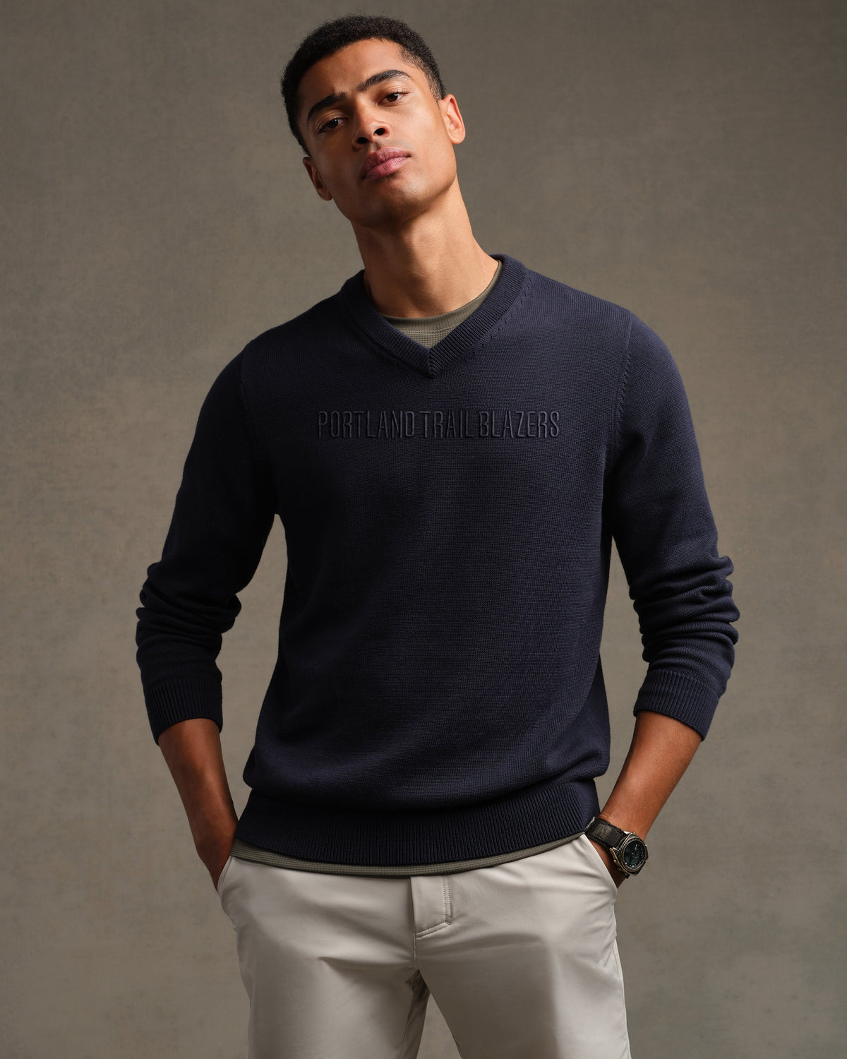 [NBA team=Portland Trail Blazers] True Navy:Portland Blazers - Front
