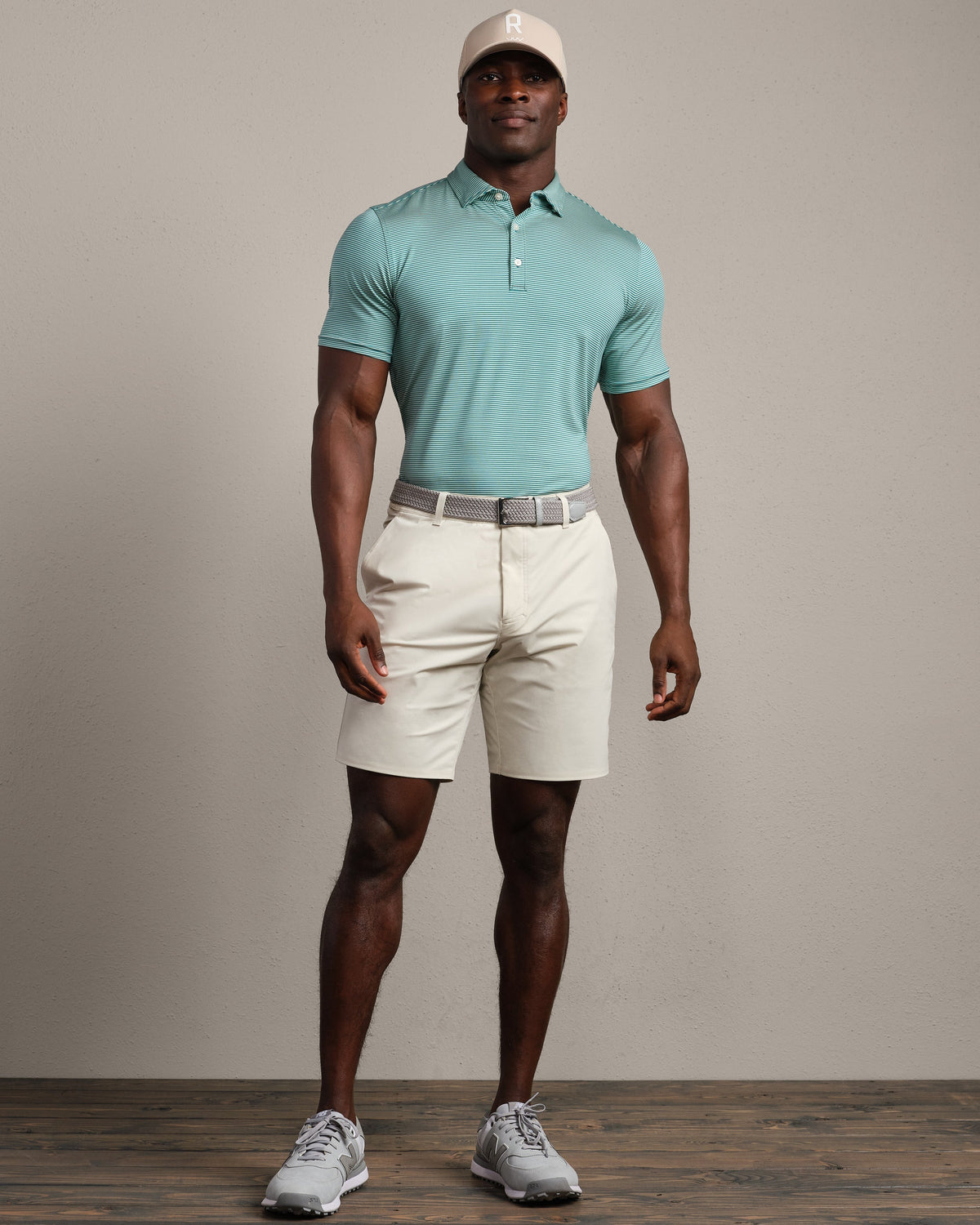 Cool Mint/Ash Blue Stripe - Back