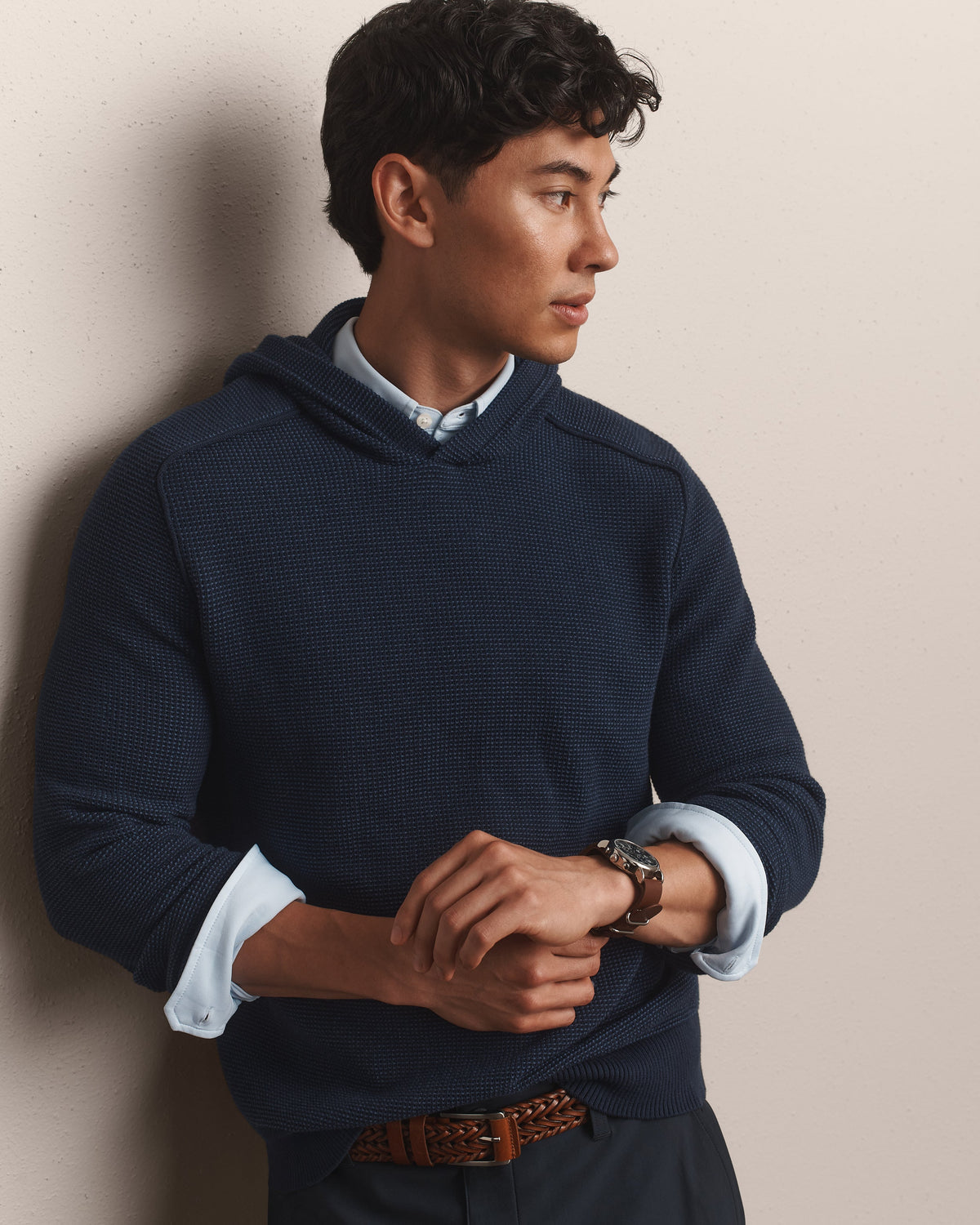 True Navy Heather - Front