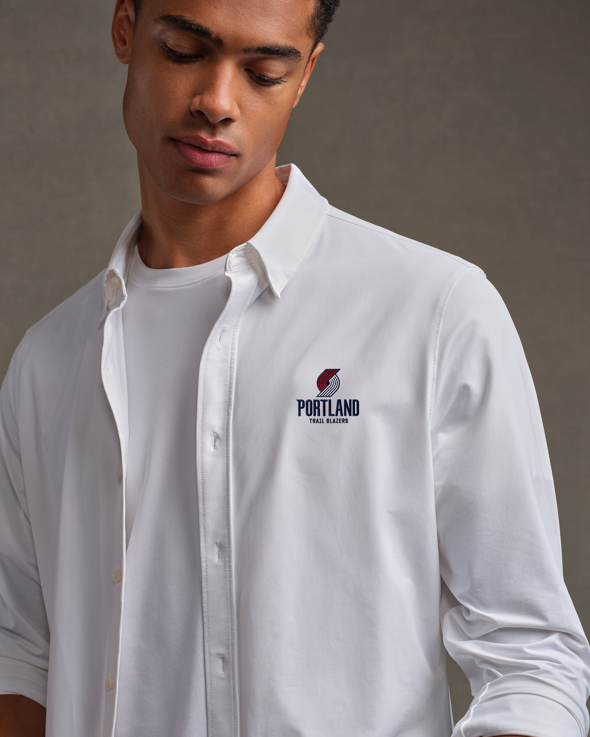 [NBA team=Portland Trail Blazers] White:Portland Trailblazers - Back