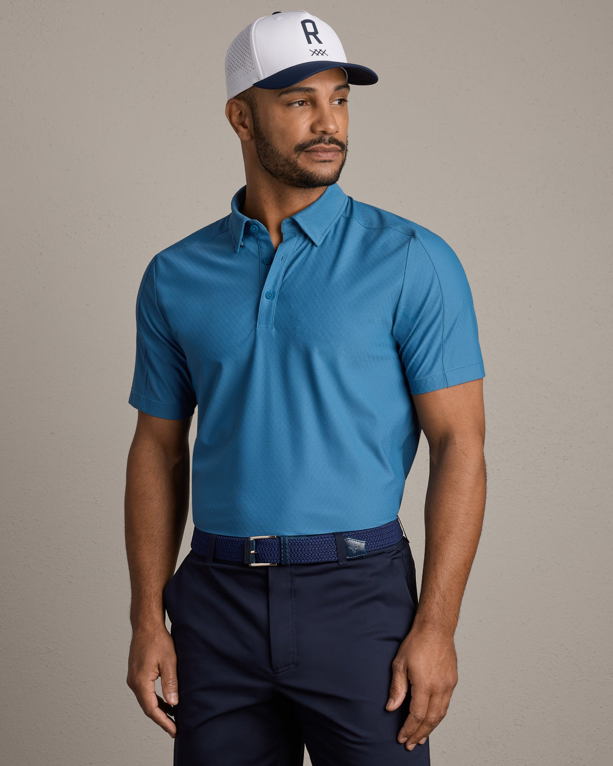 Ash Blue Honeycomb - Front