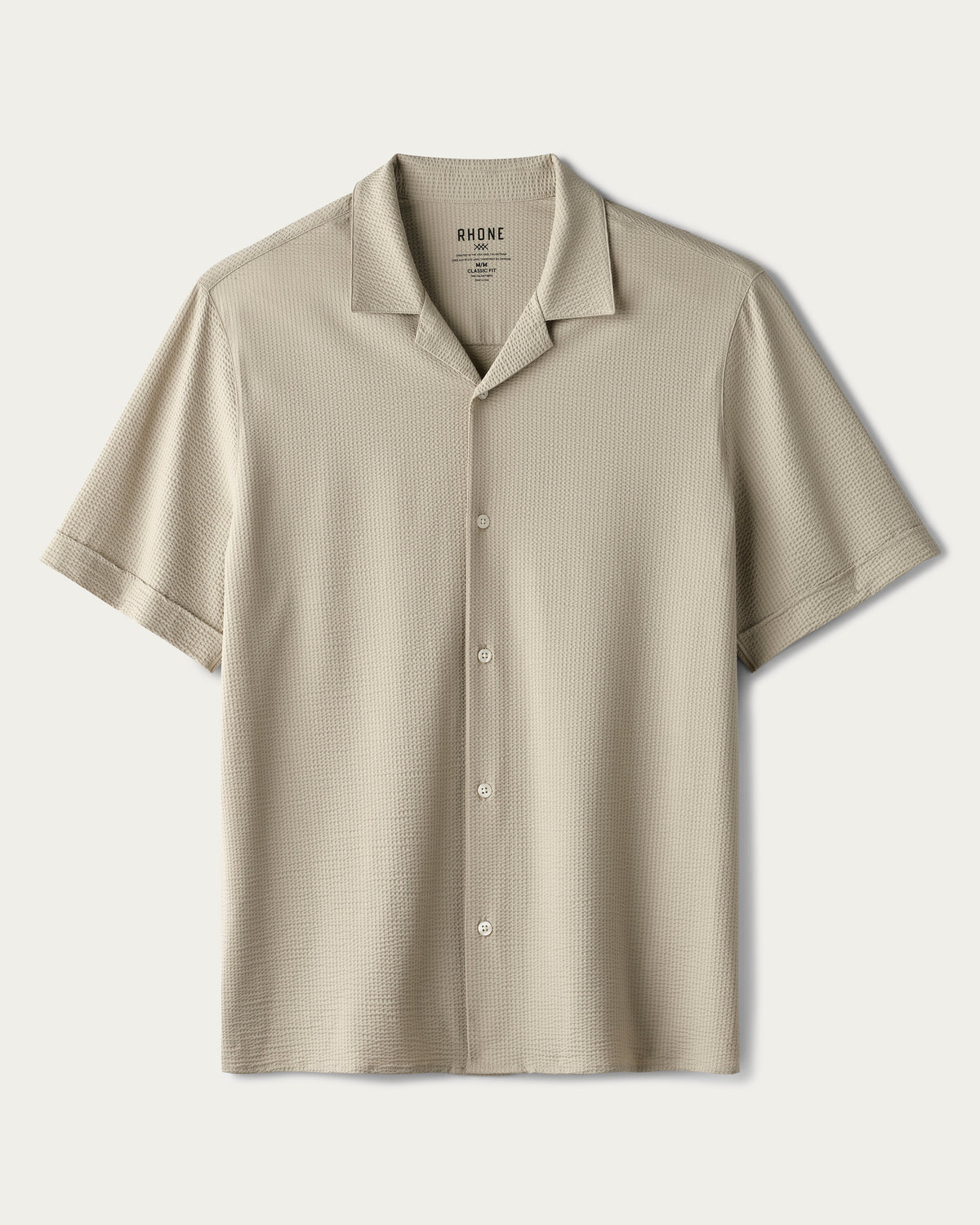 Commuter® Seersucker Camp Collar Shirt - Classic