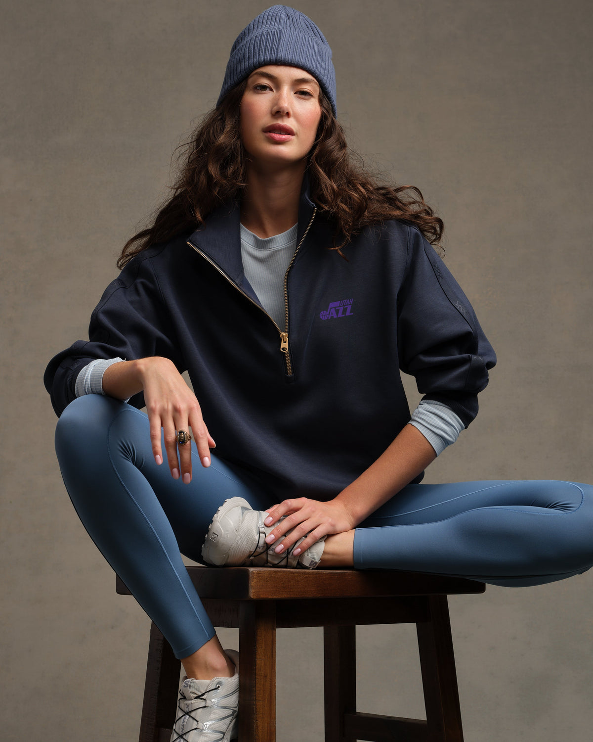 [NBA team=Utah Jazz] Navy Blue:Utah Jazz - Front