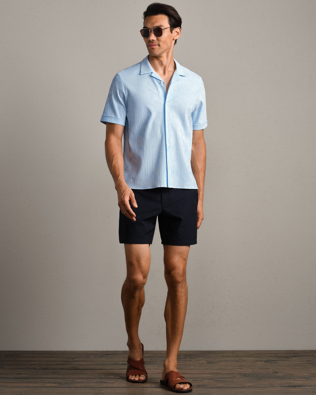 Light Blue Stripe - Back