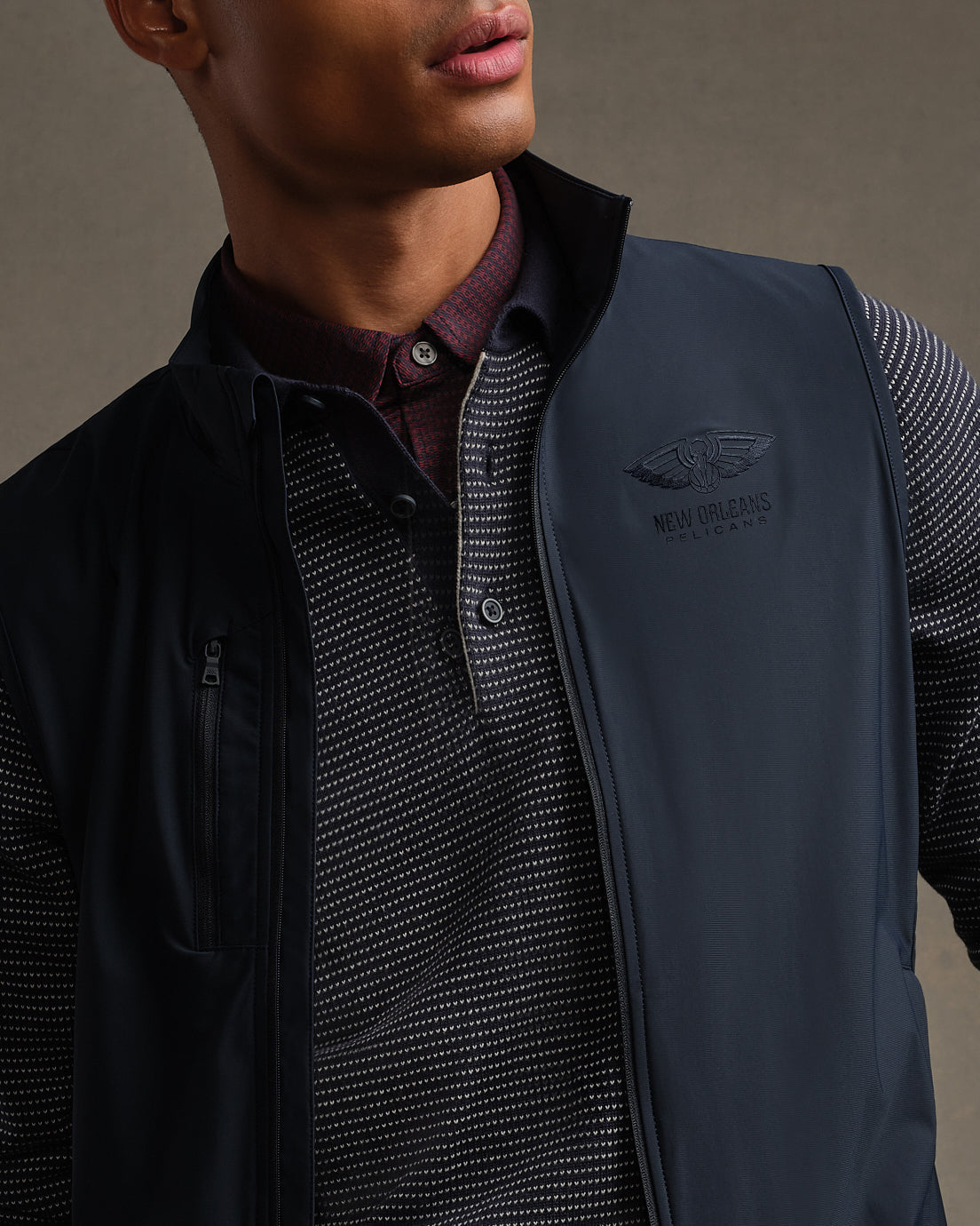 [NBA team=New Orleans Pelicans] True Navy:New Orleans - Back