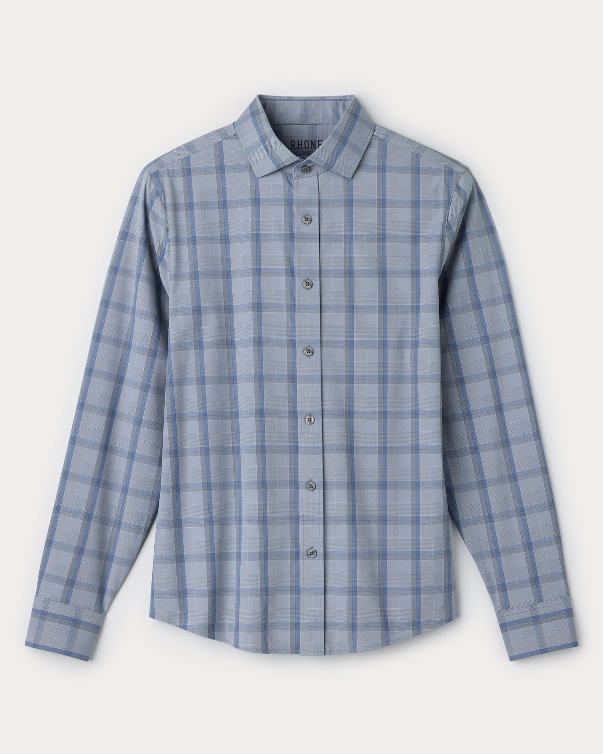 Vintage Indigo Herringbone Plaid