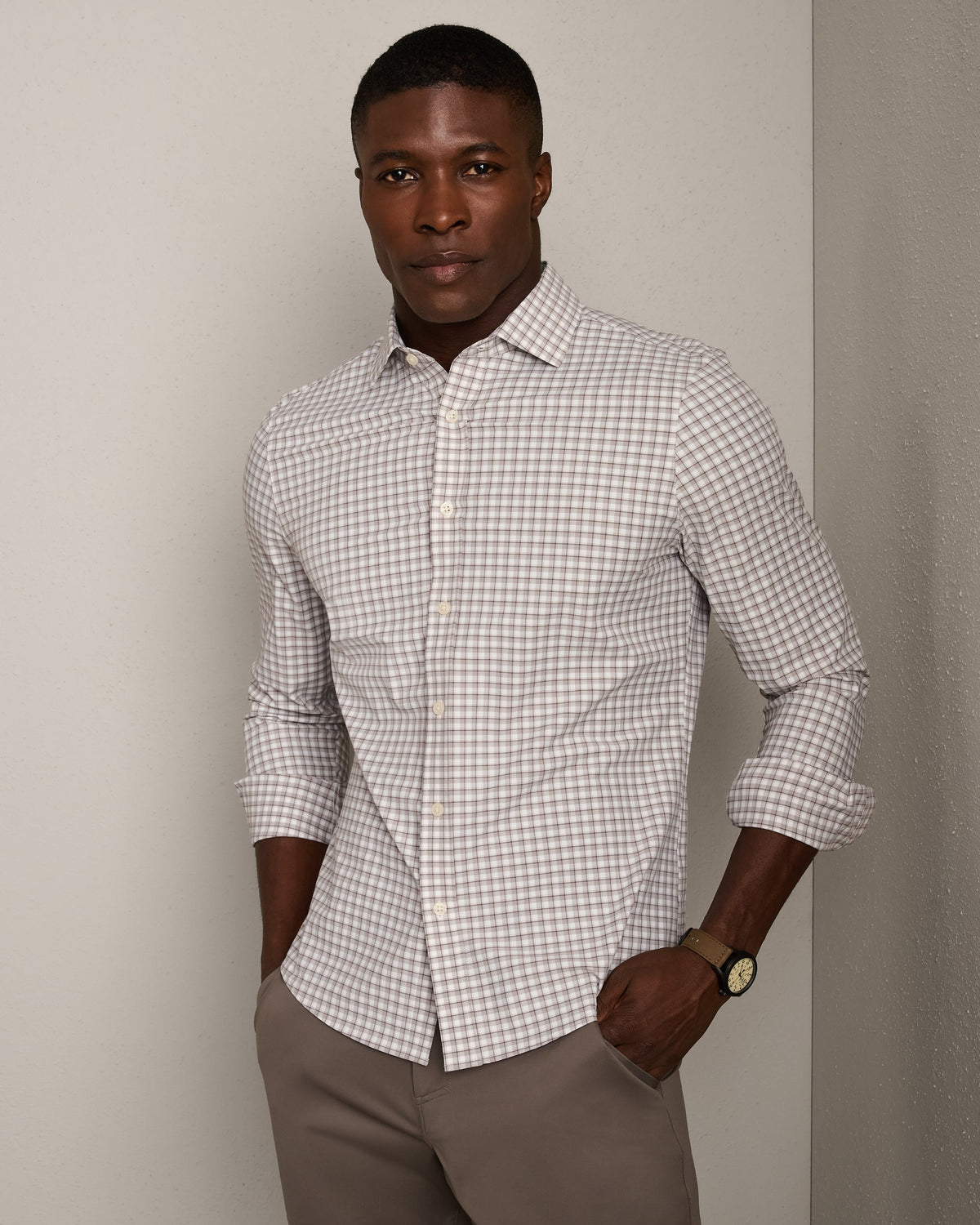 Smokey Olive Plaid - Front
