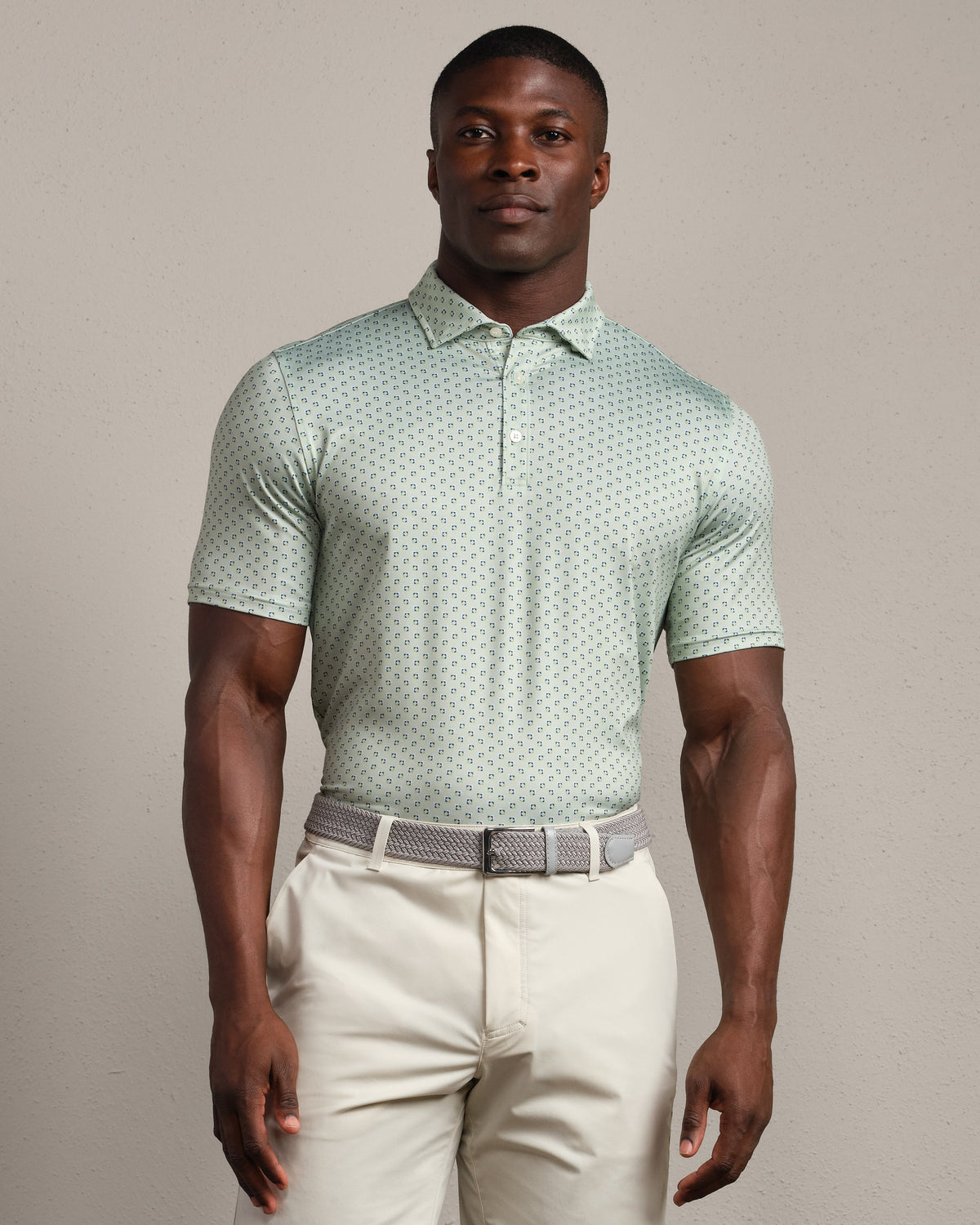 Cool Mint Square Geo