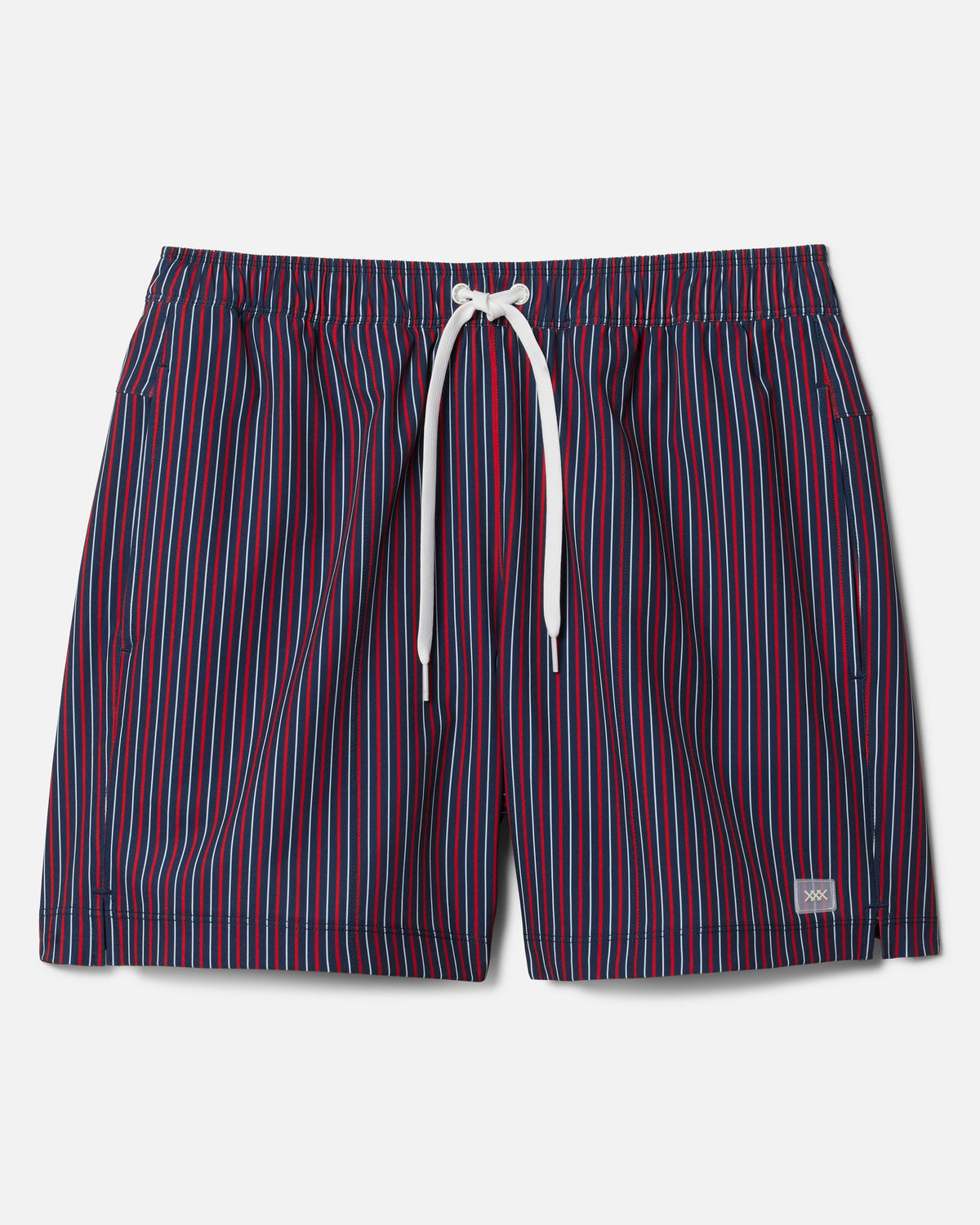 Goji Berry/Navy/White Stripe