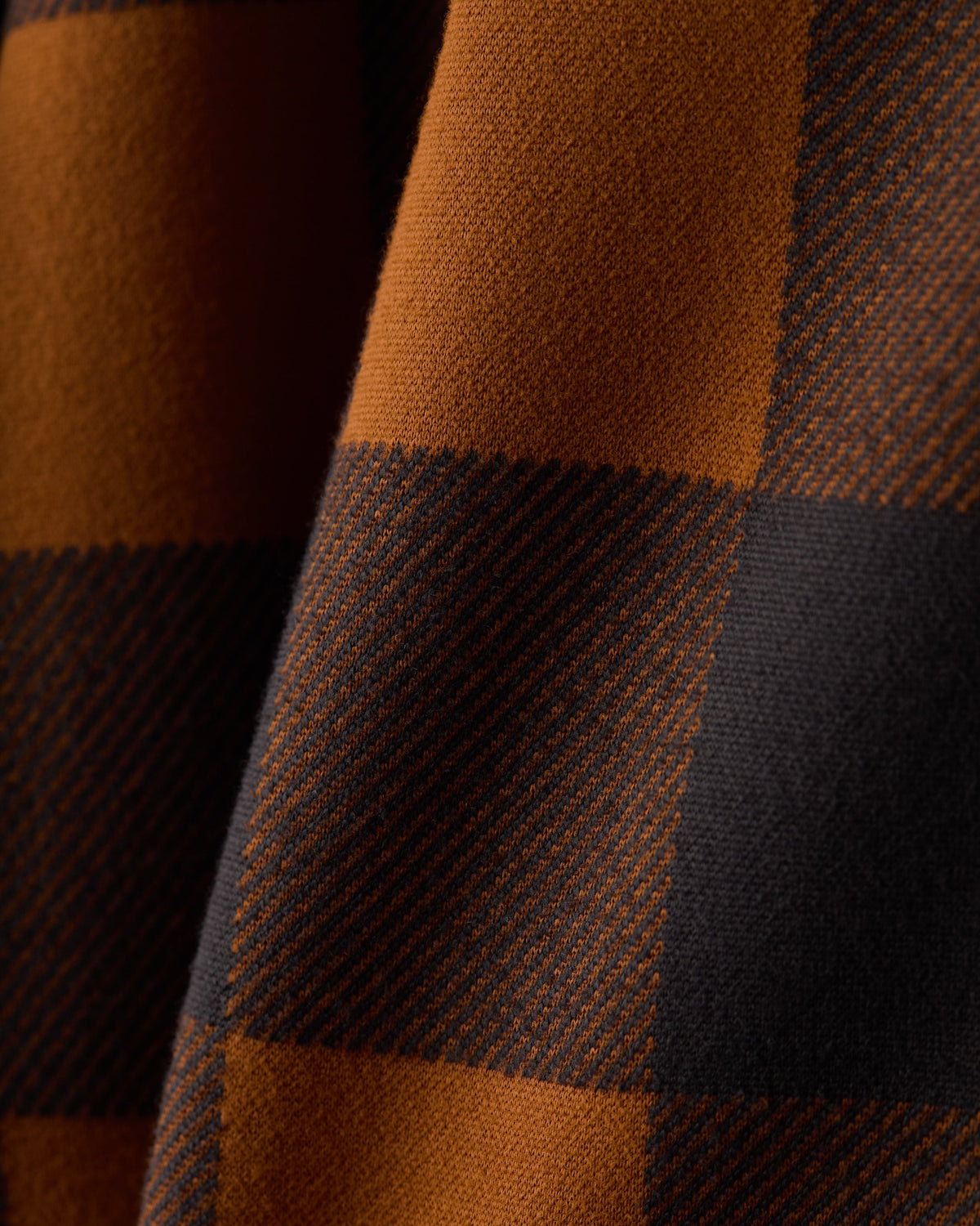 Dark Caramel/Dark Espresso Buffalo Check
