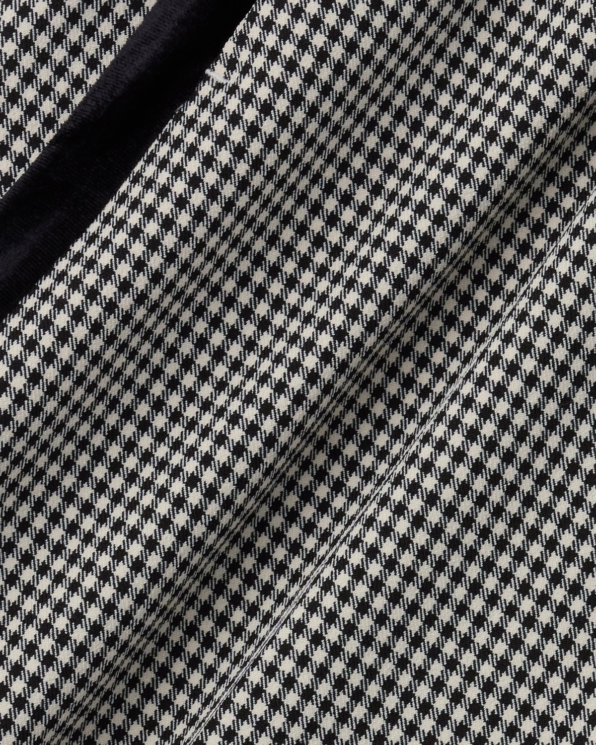 Pure Black Gingham
